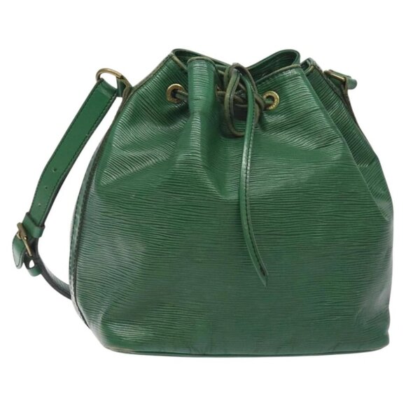 LOUIS VUITTON Epi Petit Noe Shoulder Bag Green M44104 LV Auth 128322 - Picture 1 of 16